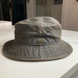 Stetson Drasco Cloth Bucket Hat Size Medium
